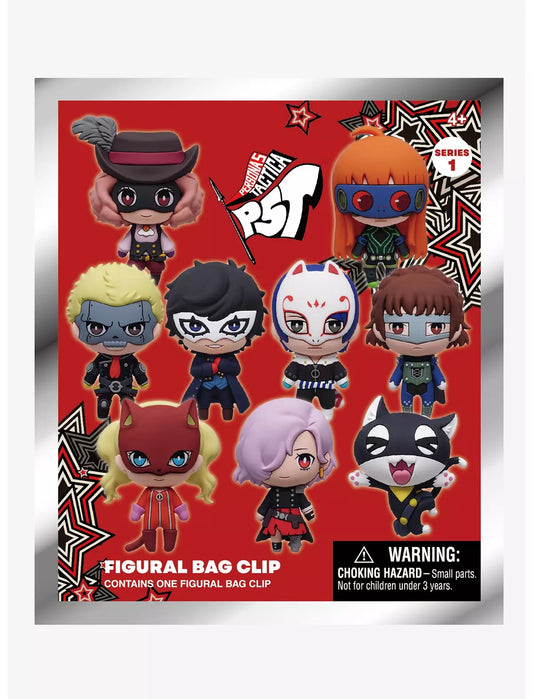 Persona 5 Tactica 3D Foam Bag Clip Mystery 3D Foam Figural Bag Clip (One Variation Chosen at Random)