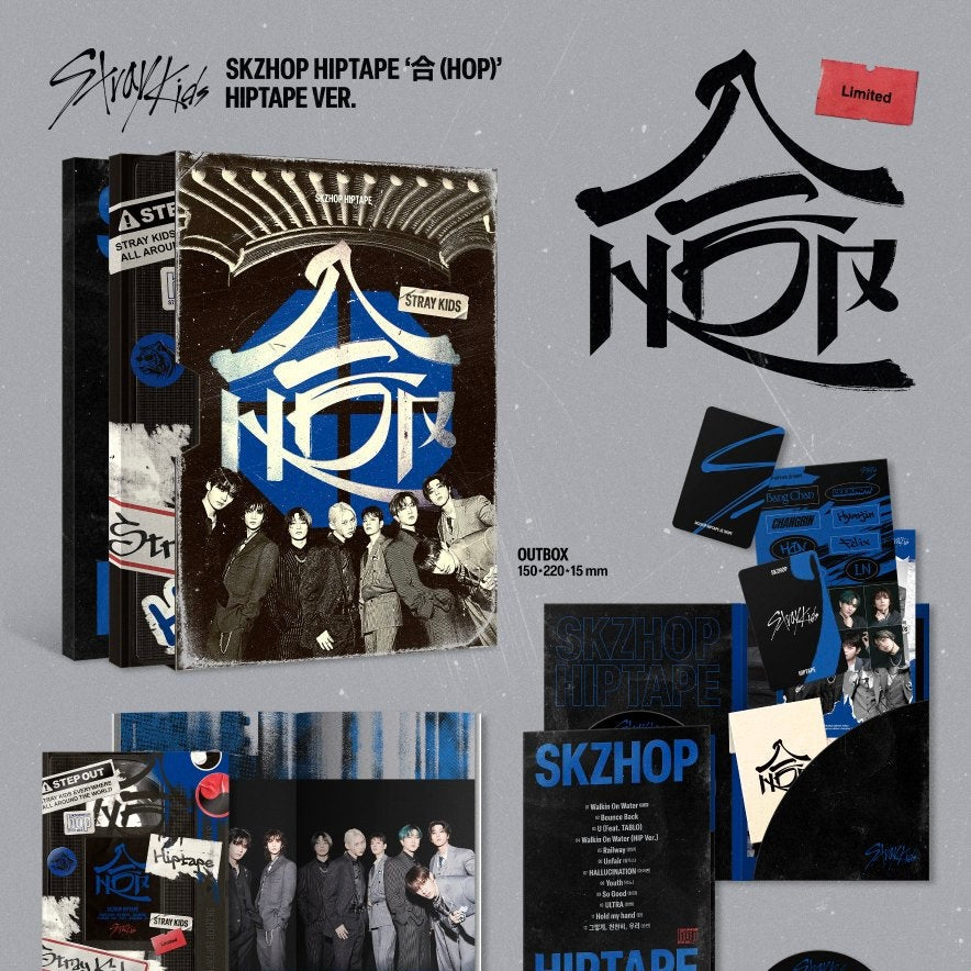 K-pop Stray Kids - Skzhop Hiptape [合 (HOP)] Hiptape Ver. (Limited Ver.) Album