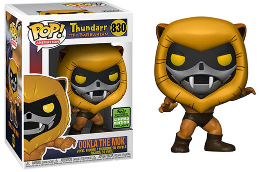 Funko Pop! Thundarr The Barbarian Ookla The Mok 830 Funko 2021 Summer Convention Exclusive + Free Protector (VAULTED)