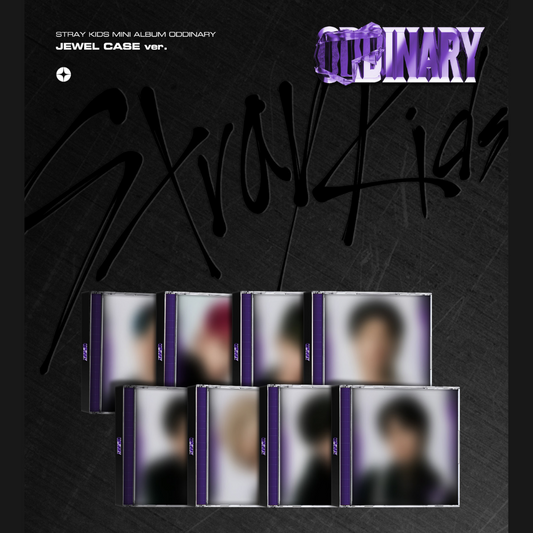 K-POP STRAY KIDS - ODDINARY (JEWEL CASE VER.) (8 VERSIONS)
