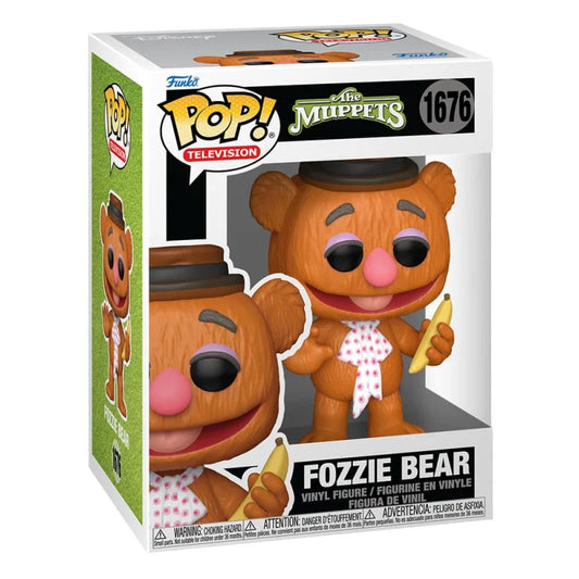Funko Pop! The Muppets - Fozzie Bear 1676 Figure + Pop Protector