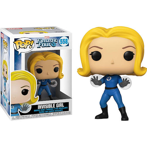 Funko Pop! Marvel Fantastic Invisible Girl 588 + Pop Protector