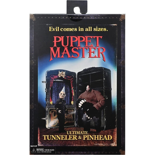 Puppet Master Pinhead and TUNNELER Ultimate 4 Inch Neca Reel Toys Action Figure 2 Packe