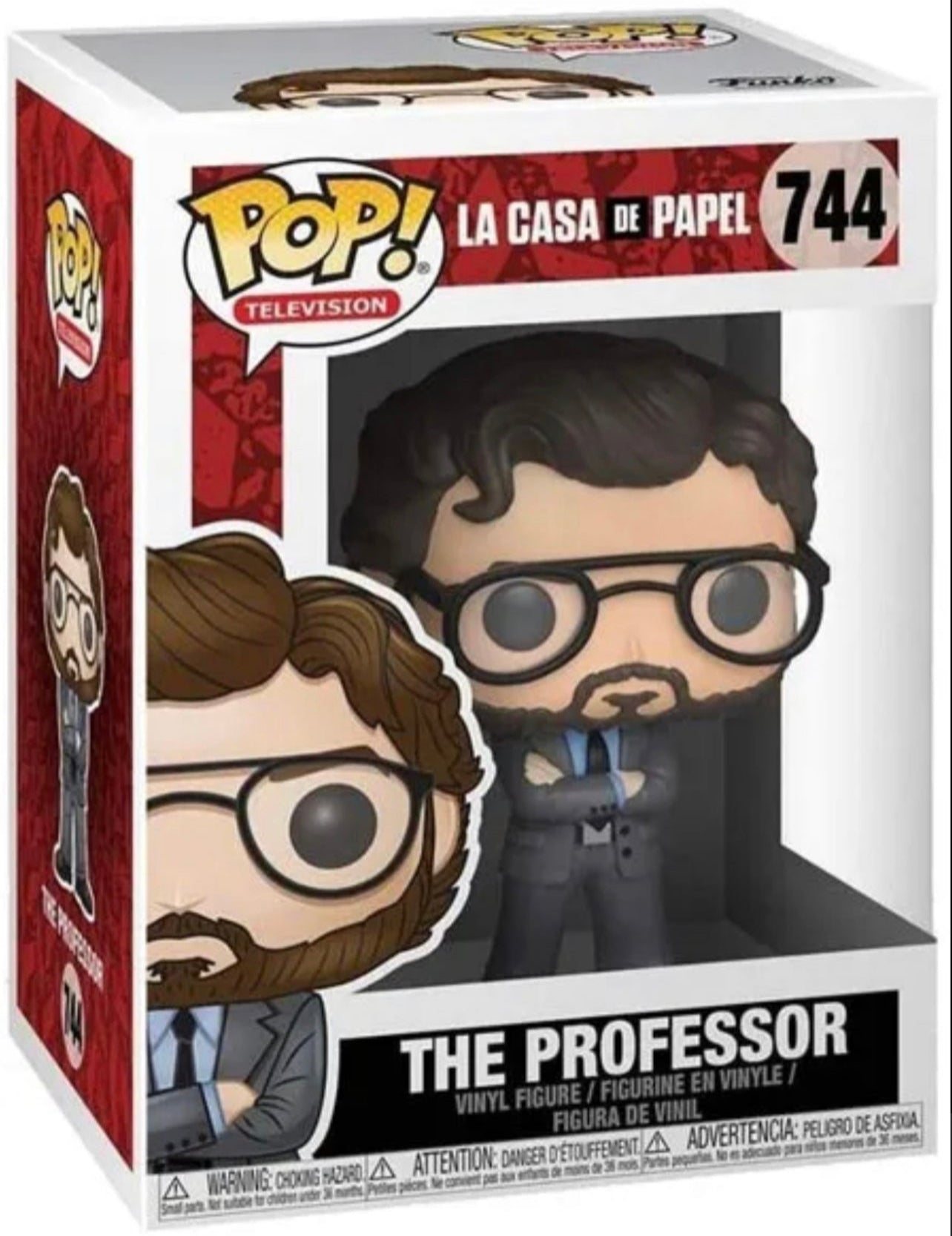 Funko Pop! La Casa De Papel - The Professor  744 + Free Protector