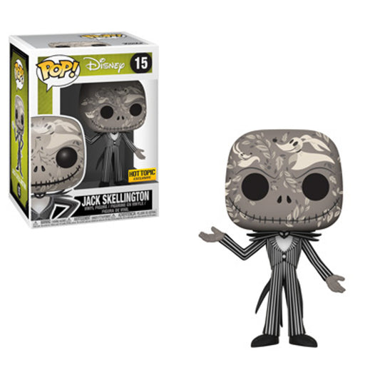 Funko Pop! Disney Jack Skellington 15 Hot Topic Exclusive + Free Protector