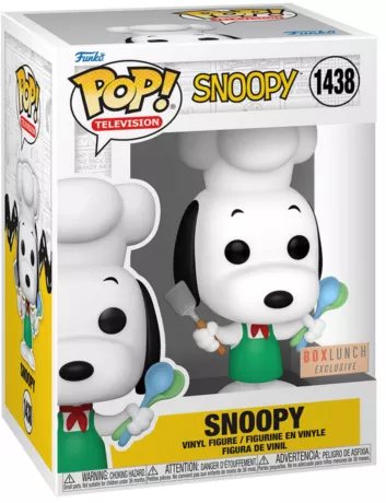 Funko Pop! Television Peanuts Chef Snoopy Vinyl Figure 1438 box lunch exclusive