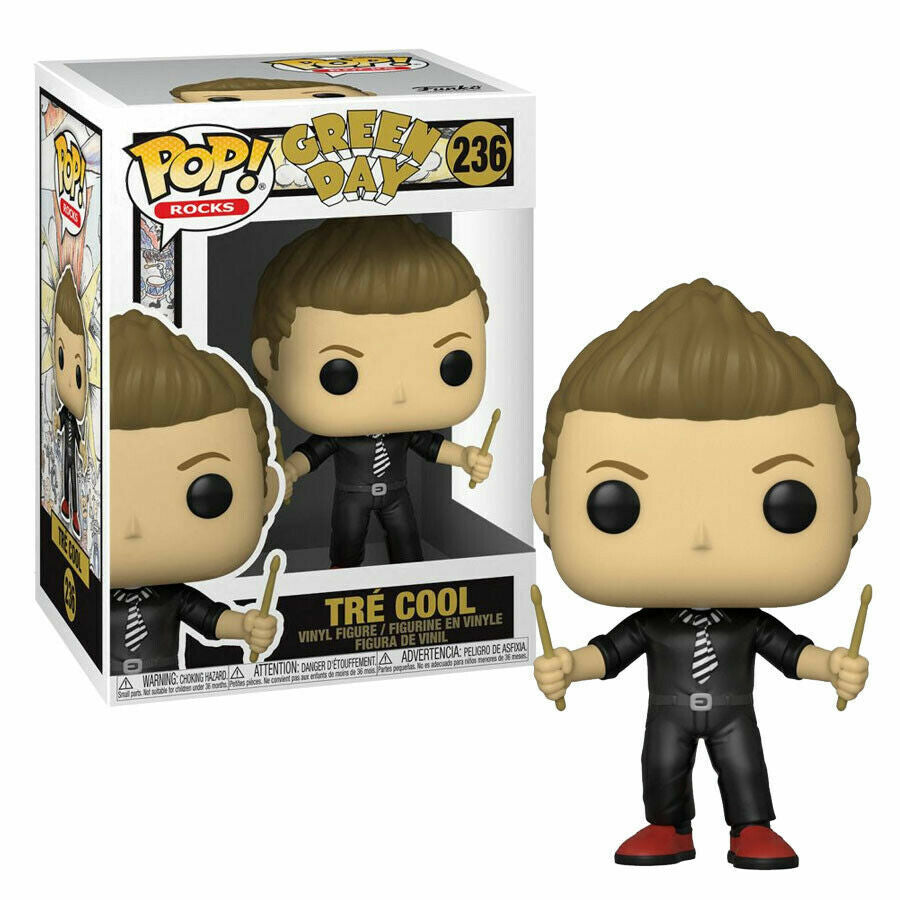 Funko Pop! Green Day Tré Cool 236 +  Protector