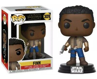 Funko Pop! Star Wars Finn 309 (VAULTED) + Pop Protector