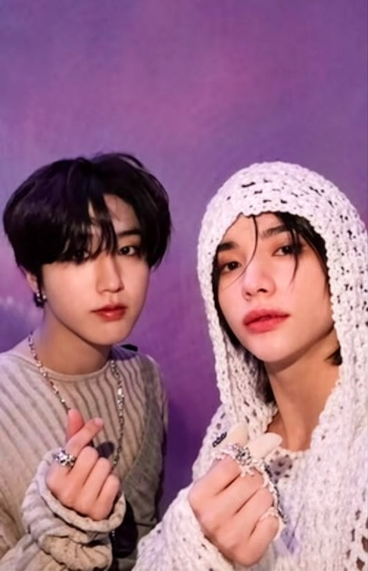 K-POP STRAY KIDS 樂-STAR HAN AND HYUNJIN UNIT OFFICIAL PHOTOCARD