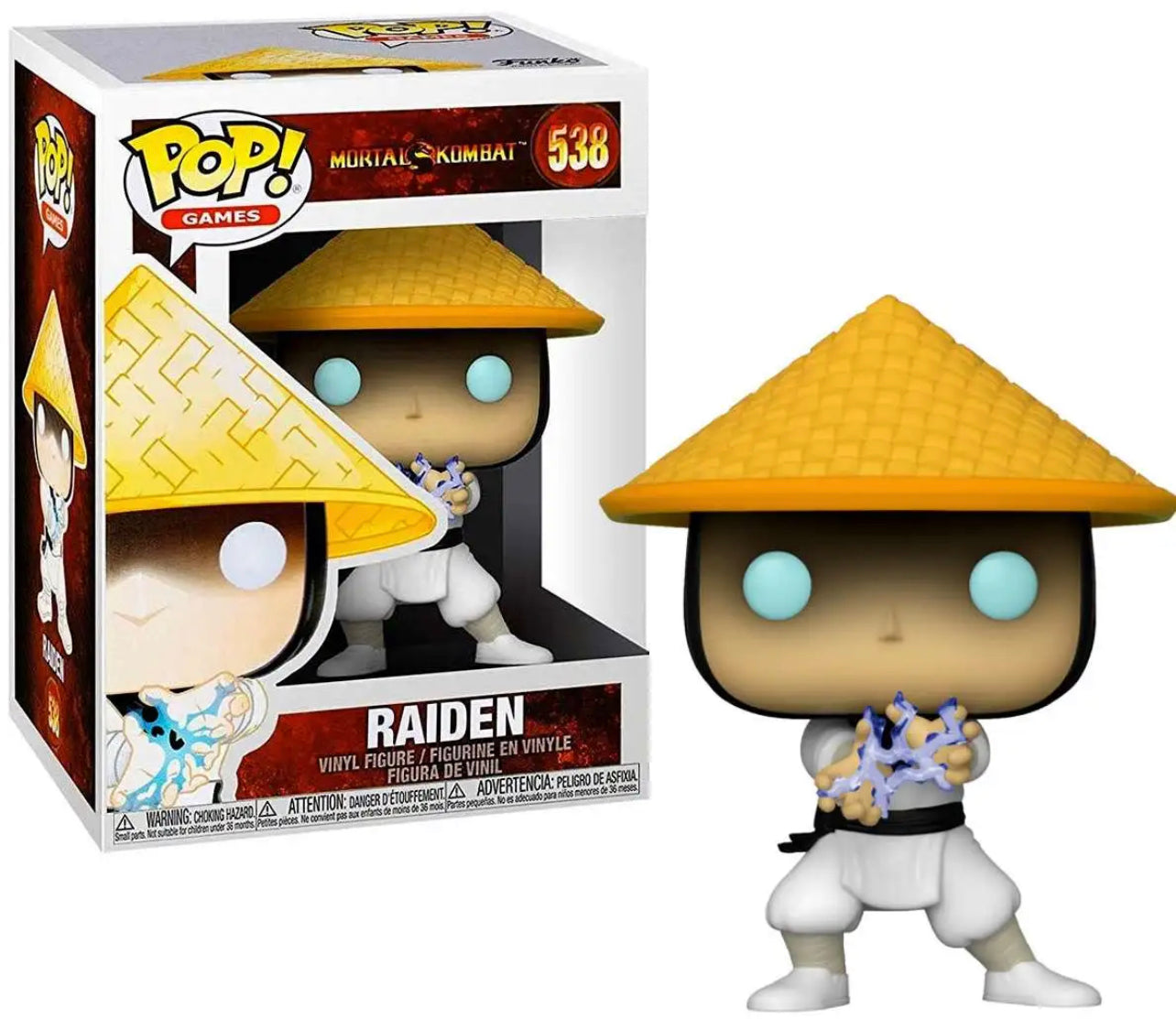 Funko Pop! Games: Mortal Kombat Raiden 538 + Free Protector