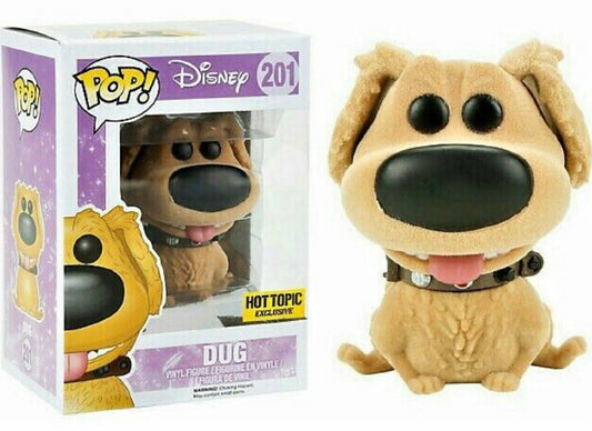 Funko Pop! Disney Dug 201 Hot Topic Exclusive + Free Protector (box ware)
