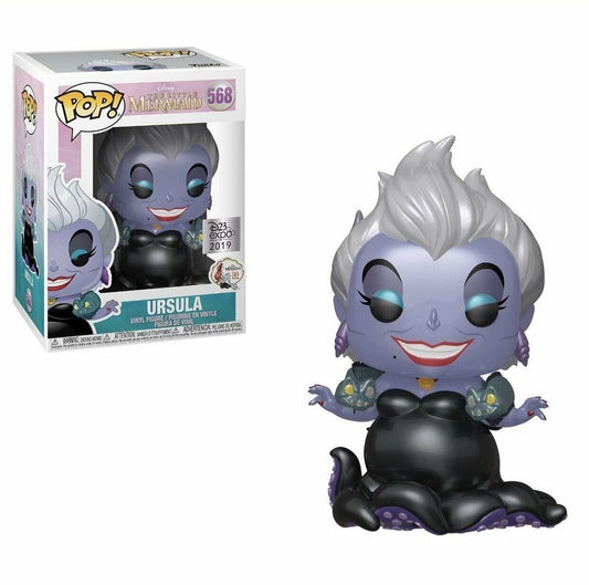 Funko Pop! Disney The Little Mermaid 30 Years Ursula 568 Summer Expo + Free Protector