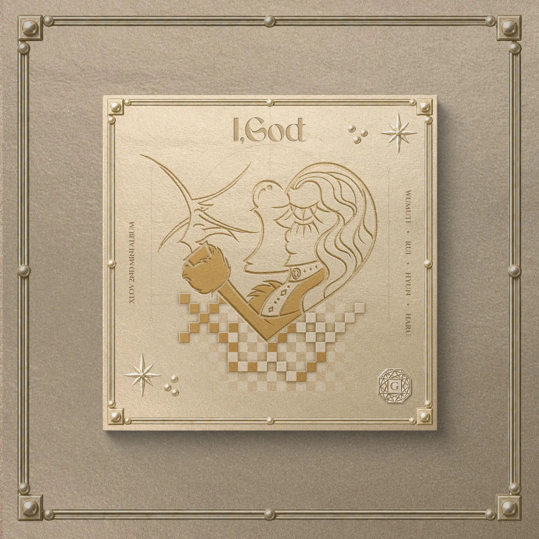 (PRE-ORDER) K-POP XLOV - 2ND MINI ALBUM [I,GOD] (4 VERSIONS) RANDOM