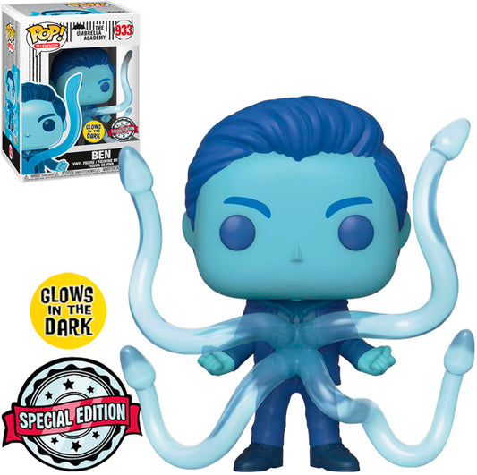 Funko Pop! The Umbrella Academy Ben Glows in the Dark Special Edition 933 + Free Protector