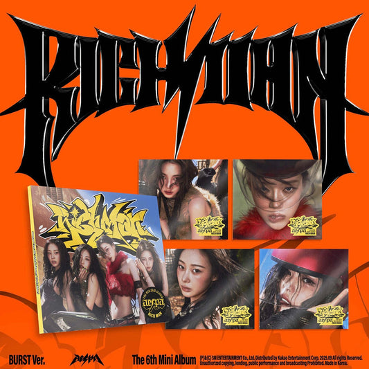 K-POP AESPA - 6TH MINI ALBUM [RICH MAN] (BURST VER.) (WINTER VERSION)