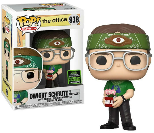 Funko Pop! The Office - Dwight Schrute 938 Funko 2020 Spring Convention Exclusive + Free Protector