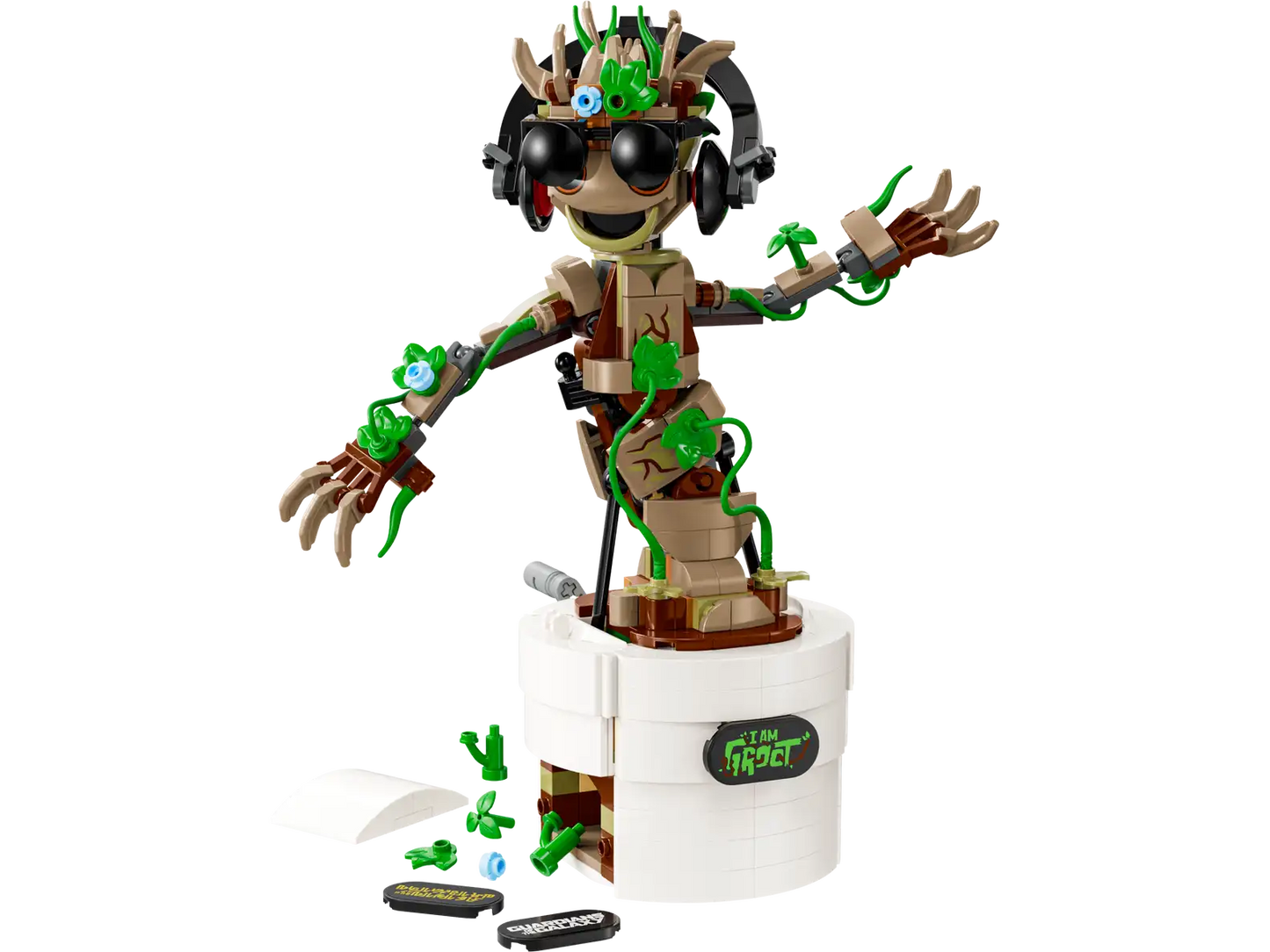 Marvel Guardians of the Galaxy Dancing Groot 76297 Official LEGO Set