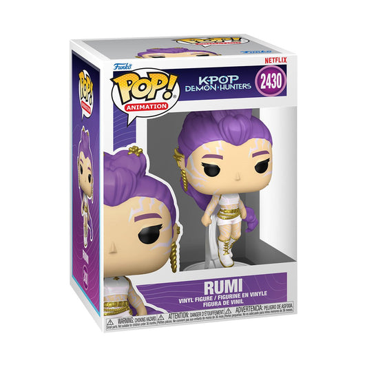 Funko Pop! K-pop Demon Hunters Wave 2 Rumi with Demon Marks 2430 Figure + Pop Protector