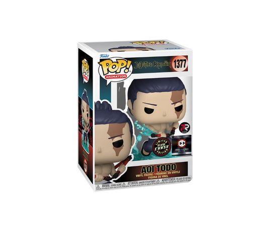 Funko Pop! Jujutsu Kaisen - Aoi Todo 1377 Glow CHASE Pre-Release Chalice Collectibles Exclusive + Free Protector