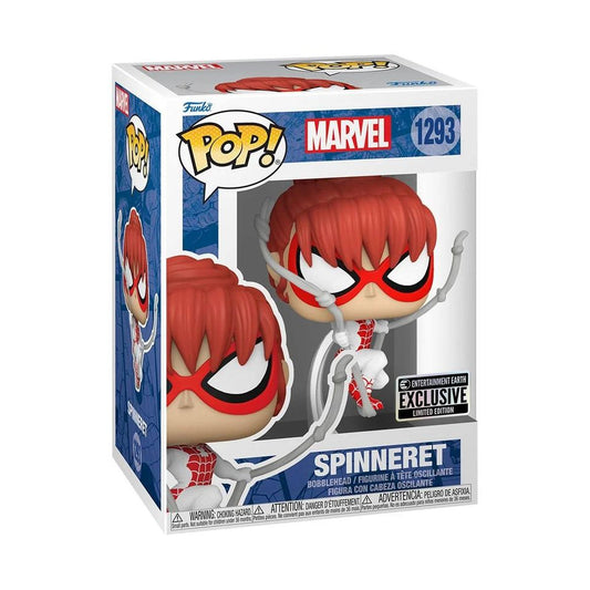 Funko Pop! Marvel Spider-Man Spinneret #1293 - Entertainment Earth Exclusive + PoP Protector