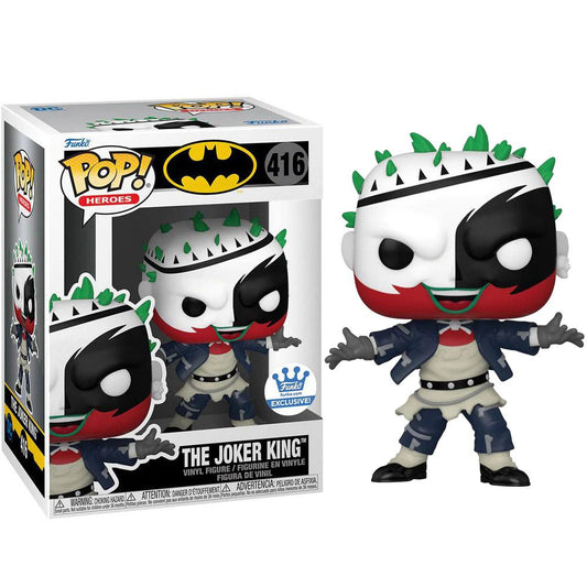 Funko POP! Heroes: The Joker King #416 Funko Shop Exclusive  + PROTECTOR!