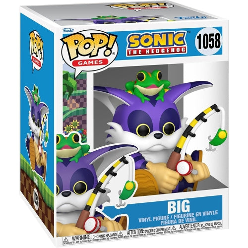 Funko Pop! Sonic The Hedgehog - Big 1058 6-Inch Figure
