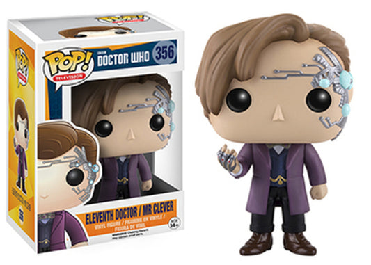Funko Pop! Doctor Who - Eleventh Doctor / Mr Clever 356 Figure + Pop Protector