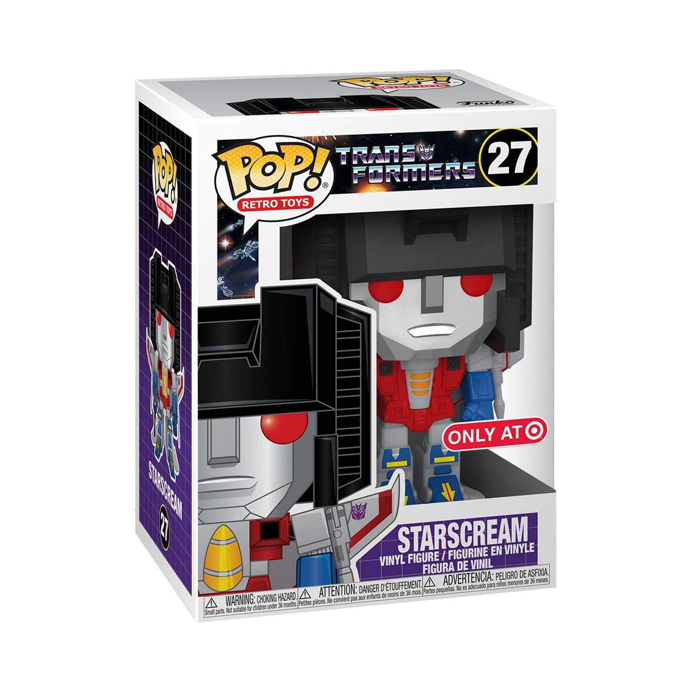 POP! RETRO TOYS	27 Funko Transformers Starscream Target Exclusive + Protector