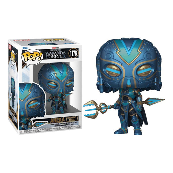 Funko Pop! Marvel Studios Black Panther Wakanda Forever - Aneka (Midnight Angel) 1178 + Free Protector