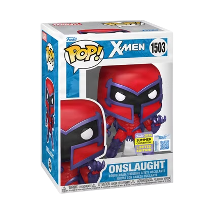 Funko Pop! X-Men Onslaught 1503 Funko 2025 Summer Convention Exclusive Figure + Pop Protector