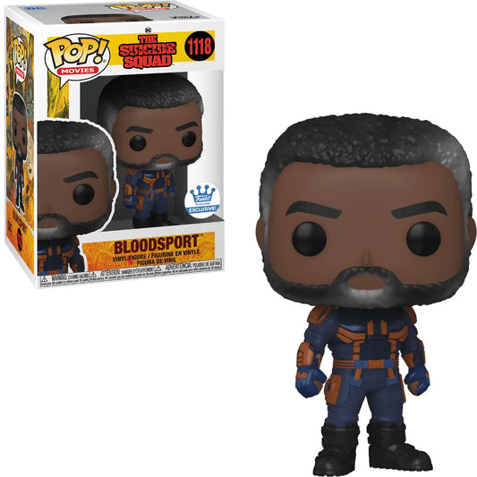 Funko POP! Movies: The Suicide Squad #1118 - Bloodsport Funko shop Exclusive + Protector