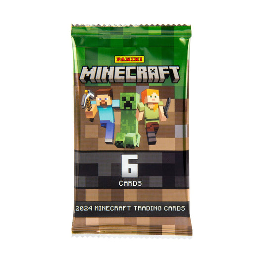 Panini 2024 Minecraft Trading Card Pack - 6 Cards Per Pack (One Variation Chosen at Random)