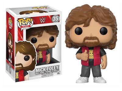 Funko Pop! WWE Mick Foley 35 (VAULTED) + Free Protector