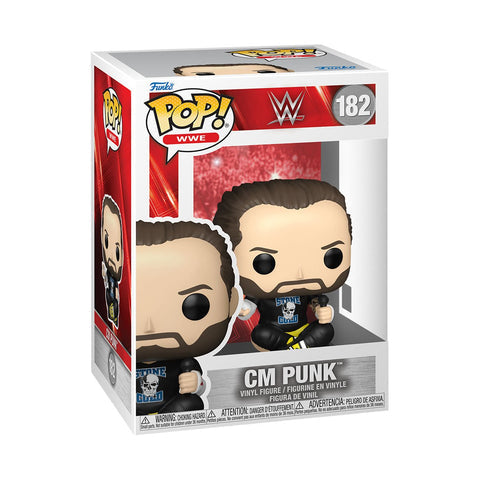 Funko Pop! WWE : CM Punk 182 Figure + Pop Protector