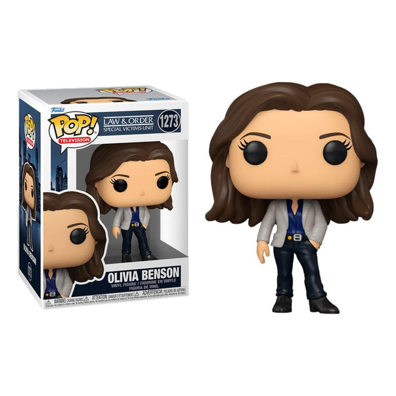 Funko Pop! Law & Order Special Victims Unit - Olivia Benson 1273 + Free Protector (VAULTED)