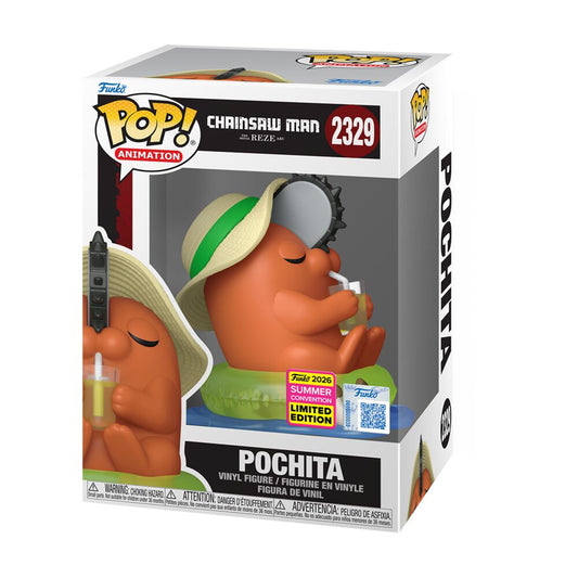 Funko Pop! Chainsaw Man - Reze : Pochita 2329 Funko 2026 Summer Convention Exclusive Figure + Pop Protector
