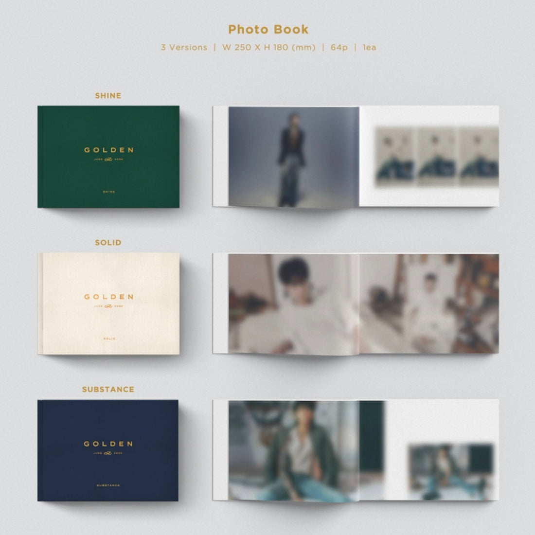 K-POP JUNG KOOK (BTS) - GOLDEN SOLID VER. ALBUM