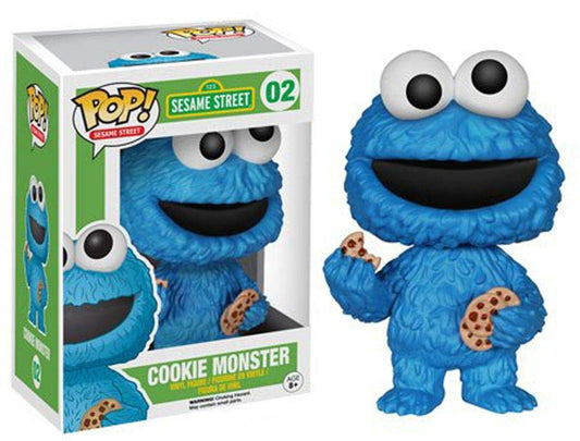 Funko Pop! 123 Sesame Street - Cookie Monster 02 Figure + Pop Protector