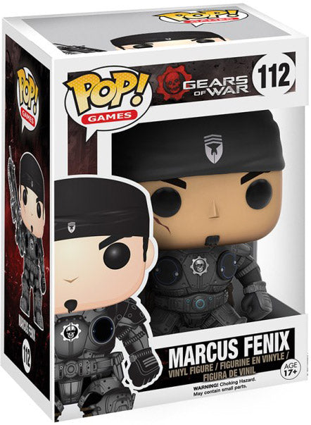 Funko Pop! Gears of War Marcus Fenix 112 (slight box ware) + Free Protector