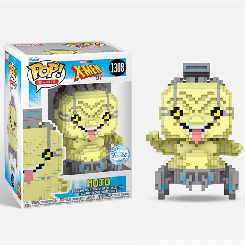 Funko Pop! 8-Bit: Marvel X-Men '97 Mojo 1308 Funko Special Edition Figure + POP PROTECTOR