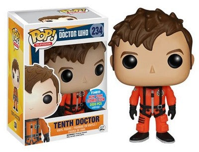 Funko Pop! Doctor Who - Tenth Doctor 234 Funko New York Comic Con Exclusive Figure + Pop Protector (small box ware)