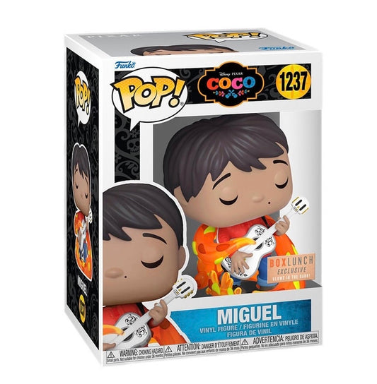 Funko Pop! Disney Pixar Coco Miguel 1237 Box Lunch Exclusive + Free Protector