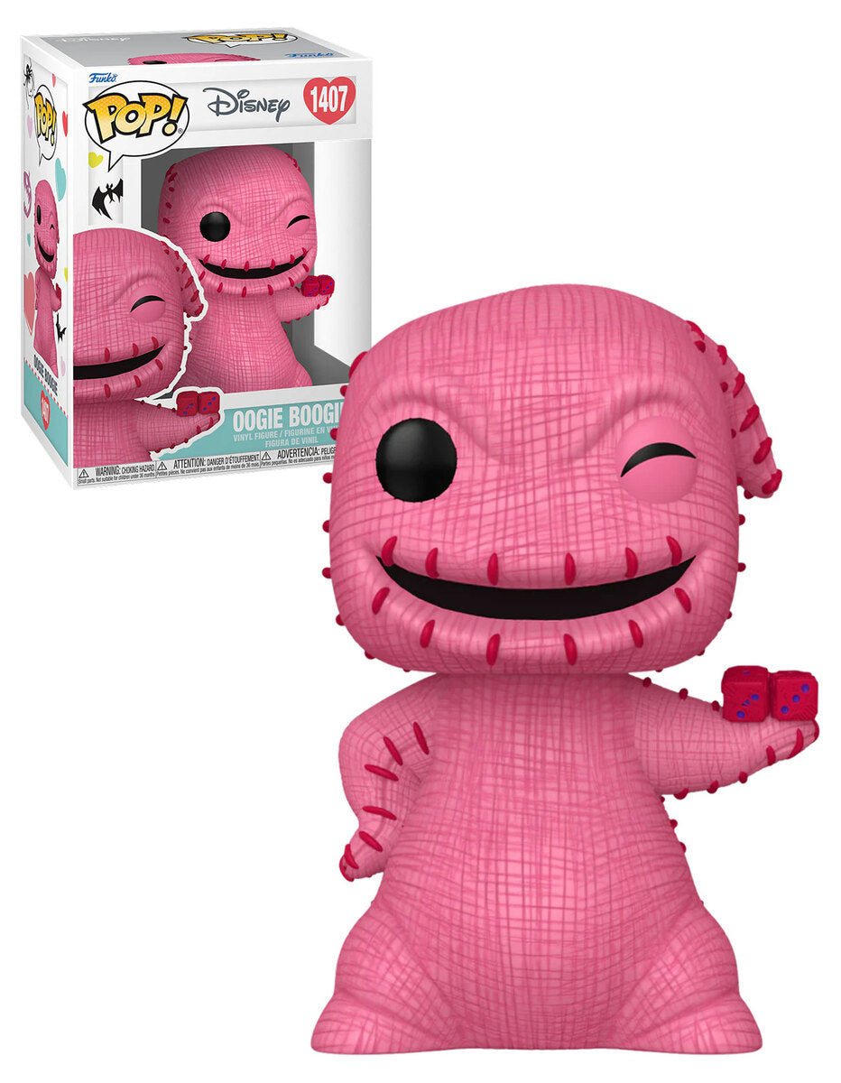 Funko Pop! Disney The Nightmare Before Christmas - Valentines Day Edition Oogie Boogie 1407 Figure + Pop Protector