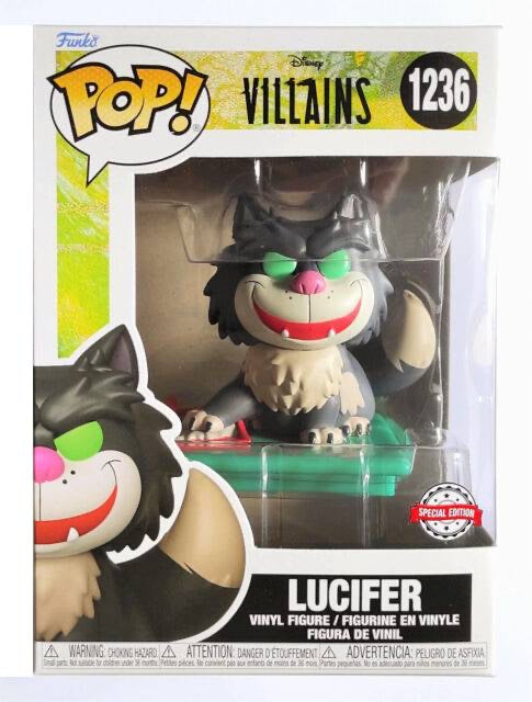 Funko Pop! Disney Villains Lucifer 1236 Special Edition + Free Protector