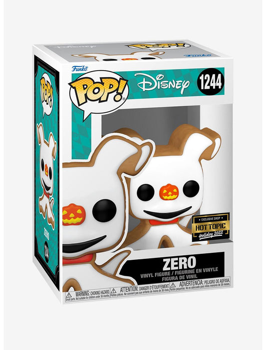 Funko Pop! Disney Tim Burton’s The Nightmare Before Christmas Zero 1244 Hot Topic Holiday 2022 Exclusive Drop + Free Protector