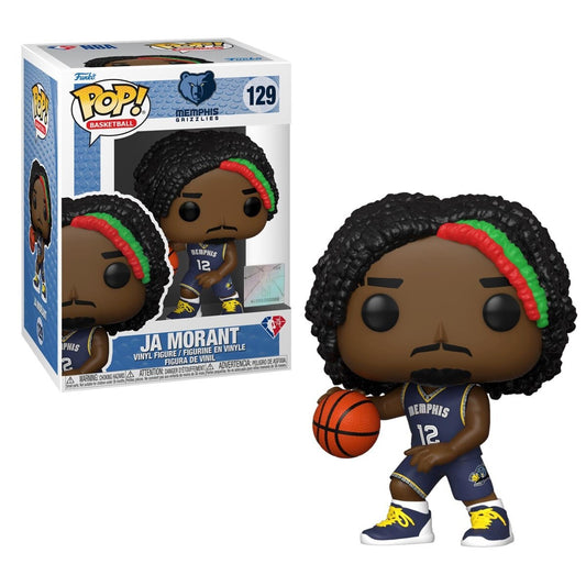 Funko Pop! NBA Memphis Grizzlies : Ja Morant 129 Figure + Pop Protector