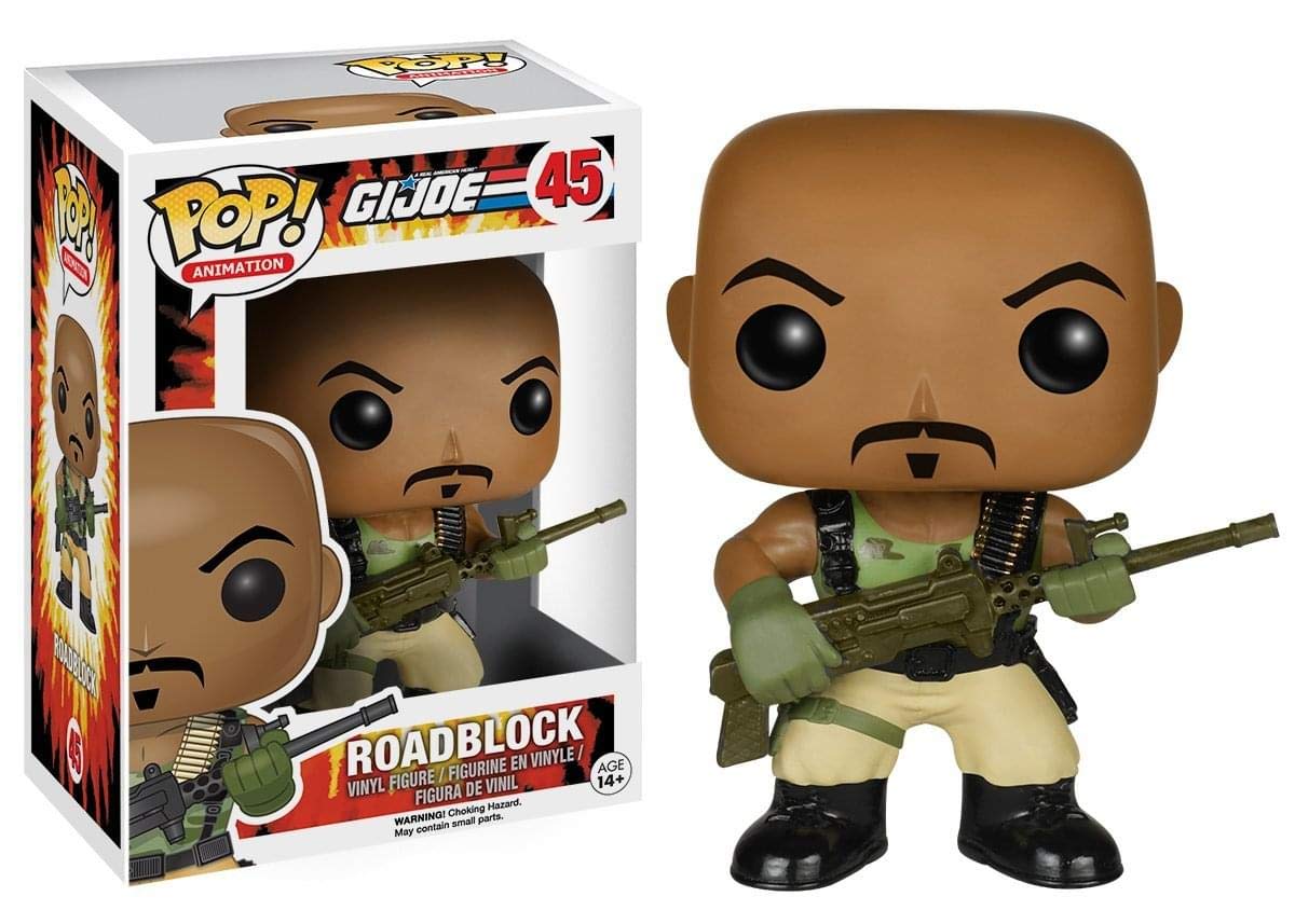 Funko Pop! G.I. Joe - Roadblock 45 Figure + Pop Protector