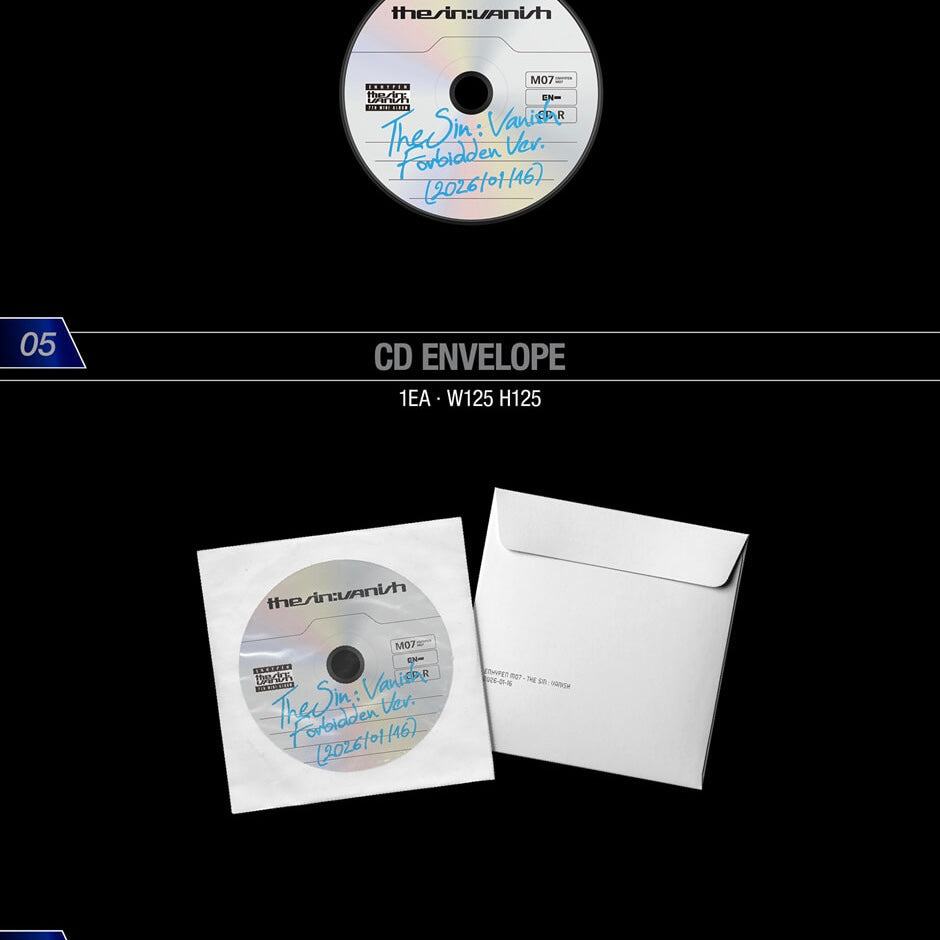 K-POP ENHYPEN - 7TH MINI ALBUM [THE SIN : VANISH] (3 VERSIONS)