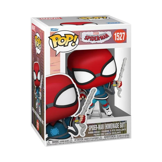 Funko Pop! Marvel Your Friendly Neighborhood Spider-Man : Spider-Man (Homade Suit) 1527 + Pop Protector