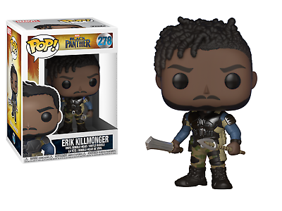 Funko Pop! Marvel Black Panther -  Erik Killmonger 278 + Pop Protector